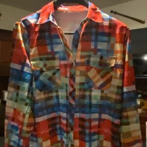 Women’s Multi colored long sleeve top